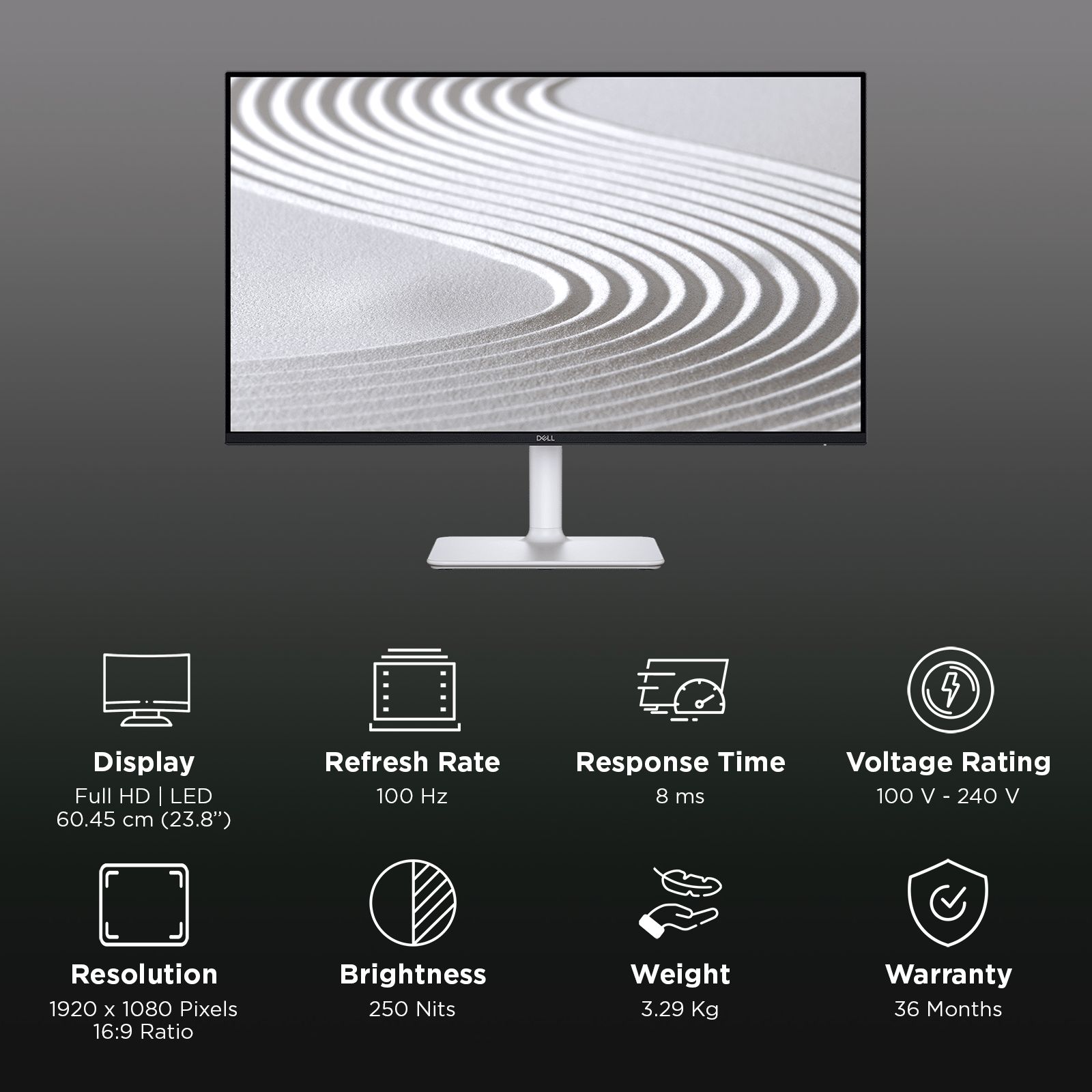 Buy DELL S2425H 60.47 cm (23.8 inch) Full HD IPS Panel LED Ultra